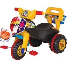 Feyza Design Renkli 3 Tekerlekli Çocuk Bisikleti Potalı ve Toplu Kullanım