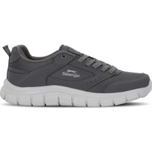 Slazenger GLEN I Erkek Büyük Beden Koyu Gri Koşu & Yürüyüş Spor Ayakkabısı