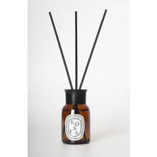 PremiumPort Gül Bambu Amber Şişe Oda Kokusu 50 Ml, Ferah ve Hoş Koku Keyfi