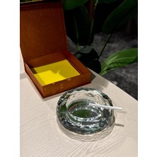 Roykıng Royking Kristal Küllük Büyük Boy Şeffaf  YV-458