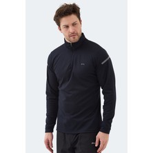 Slazenger Intımate I Erkek Dik Yaka Fermuarlı Sarı Sweatshırt