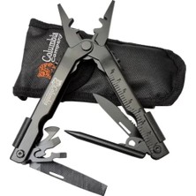 Maarketim Columbia NP 1020 A Siyah İmha Pensesi 17cm - Çok Amaçlı, Metal Gövde (Multitool), Kılıflı