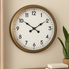 Zentime 60 cm Eskitme Vintage Duvar Saati