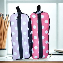 Aduşka Home 4 Gözlü 2 Renkli Quatro Kalemkutu /makyaj Çantası / Düzenleyici (Tekli Satılır)