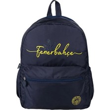 Me Çanta Fenerbahçe Lisanslı Handwrıtıng Sırt Çantası 2 Bölmeli Okul Çantası 24734 Lacivert