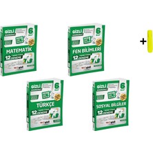 Gizli Yayınları 6. Sınıf Matematik Fen Türkçe Sosyal 12'li Deneme-Meb Gibi Sordu