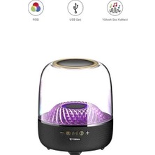 Eco Lounge D33 Siyah Taşınabilir Kablosuz Bluetooth Hoparlör