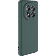 Gpack Xiaomi Redmi Note 15 Uyumlu Kılıf Mara Lansman Soft Silikon Içi Kadife Koyu Yeşil