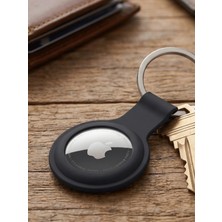 Gözcü Mobil Airtag Uyumlu Anahtarlıklı Koruyucu Silikon Dayanıklı Koruyucu Airtag Kabı Akıllı Takip Cihaz Kılıfı