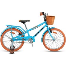 Feyza Design Çocuk Bisikleti, 20 Jant, Mavi-Siyah-Kahverengi, Eğlenceli ve Güvenli Tasarım