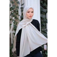 İmaj Butik Bej Five Medine Ipeği Şal