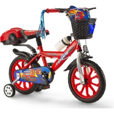 Feyza Design Kırmızı Çocuk Bisikleti, 4-7 Yaş, Şık ve Güvenli Sürüş Keyfi