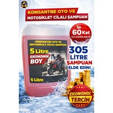 Akgüneş Motogaraj 60 Kat Sulandırılabilir Konsantre Oto ve Motosiklet Şampuanı