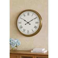 Zentime 60 cm Eskitme Vintage Duvar Saati