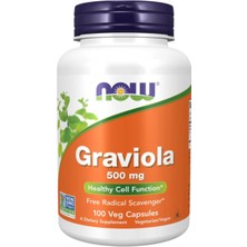 Now Foods Graviola (Annona Muricata) 500 Mg, Healthy Cell Function, 100 Veg Capsules