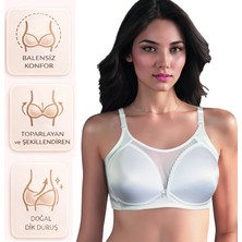 Bipamuk Kadın Iç Giyim C Kap Balensiz Toparlayıcı Sütyen
