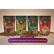 Hekim Efendi 4’lü Set+Dibek Kahve+Sütlü Menengiç Kahve+Damla Sakızlı Osmanlı Kahve+Fındıklı Kahve