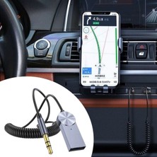 K-Onlineticaret® Araba Için Bluetooth Aux Alıcısı Wireless Araç Kiti