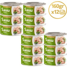 Sasu Jalapeno Biberli Ton Balığı 12x160G Bütün Dilim