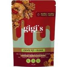 Apple Pie Bal ile Glaze Edilmiş Crunchie Sağlıklı Karışım