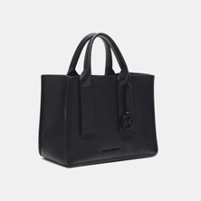 Black Ribbon Pure Mıdı Siyah El Çantası