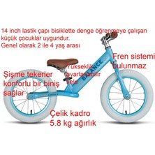 Feyza Design Çocuklar Için 14” Jant Denge Bisikleti, 2-4 Yaş Uyumlu, Eğlenceli ve Güvenli