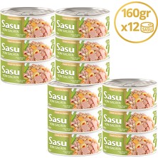 Sasu Tahıllı Ton Salata 12x160G Iri Parça