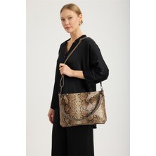 Home Store Piton Desenli Çanta