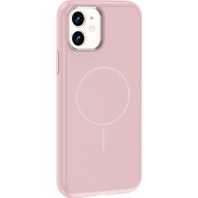 Gpack iPhone 11 Uyumlu Kılıf Edi Silikon M-Safe Şarj Özellikli Rose Gold