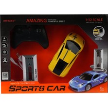 bebekokusu Uzaktan Kumandalı Sarı Elektrikli Yarış Arabası