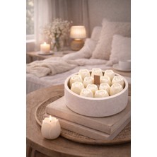 Dekoratif El Yapımı Soya Wax Mum | Lale Şekilli Doğal Ev & Hediye Mumu