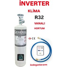 Dogant Universal R32 Soğutucu Gaz 700 Gr. Vanalı Hortumlu