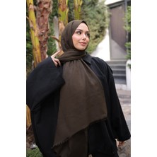 İmaj Butik Koyu Haki Ipekhan Pamuk Jakarlı Şal