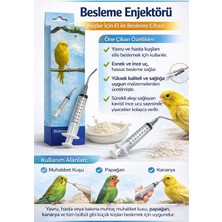 Nanbell Elle Besleme Şırıngası Muhabbet, Kanarya, Sevda Papağanı, Cennet Papağanı