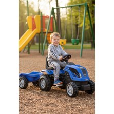 Feyza Design Renkli ve Eğlenceli Çocuklar Için Pedal Traktör Seti, Saf ve Dayanıklı Oyuncak