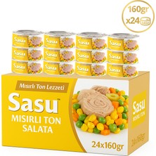 Sasu Mısırlı Ton Salata 24x160G Iri Parça