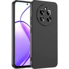 Gpack Realme 12 Pro Uyumlu Kılıf Mara Lansman Soft Silikon Içi Kadife Siyah