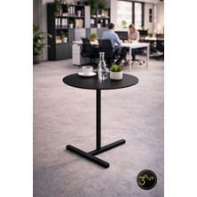 3art Metal Dekorasyon Modern Yan Sehpa – Yuvarlak Tablalı Minimal Tasarım, Metal Sehpa