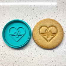 Craftelle Kalbim Senin Için Atıyor Figürlü Kurabiye Kalıbı | Kil ve Şeker Hamuru Şekillendirici