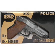 bebekokusu gonher 8'li gri metal polis koleksiyon 