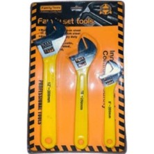 Rigour 3 Lü Kurbağacık Seti 8''-10''-12''inç Anahtar Ingiliz