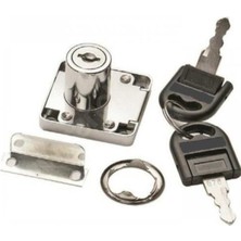 Rigour Kare Çekmece Dolap Kapak Posta Kutusu Kilidi 2 Anahtarlı Uçkk