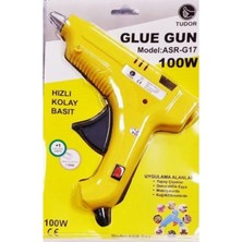 Rigour Sıcak Kalın Mum Silikon Tabancası 100 Watt Anahtarlı Sarı Yeşil Mavi Kırmızı Tr