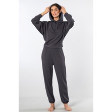 Türen Kadin Kapüsonlu Jogger Esofman Takimi