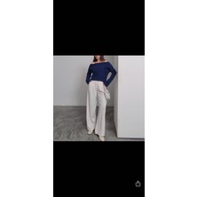 Kayık Yaka Triko Kazak