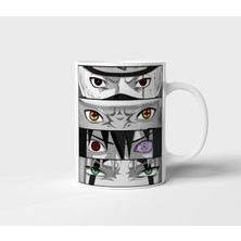 Kakashi Sasuke Sakura Naruto Anime Tasarım Kupa - Hediyelik Kupa - Baskılı Kupa