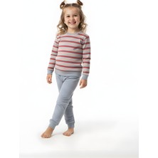 Buufuu Çocuk Takım Çizgili Uzun Kollu 5-10 Yaş