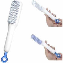 Mestore Kendini Temizleyen Tarak Fırça Geri Çekilebilir Evcil Hayvana Uygun Sıkı Dişli