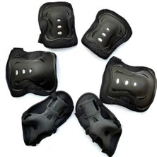 Top Rock Store Çocuk Bisiklet Paten Kaykay Dizlik Dirseklik Koruma Seti Siyah