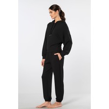 Türen Kadin Kapüsonlu Jogger Esofman Takimi